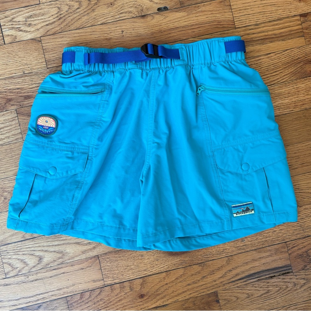 Blue Patagonia Retro Belt Baggies